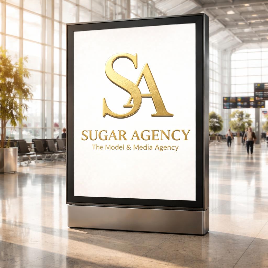 Sugar Agency billboard — The Model & Media Agency