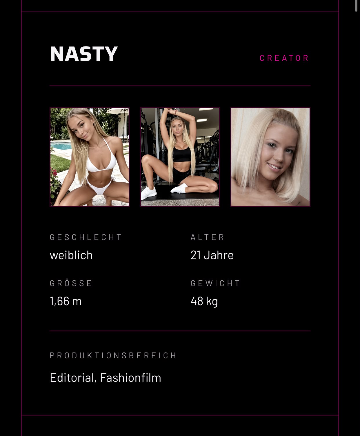 Nasty — Creator at Sugar Agency