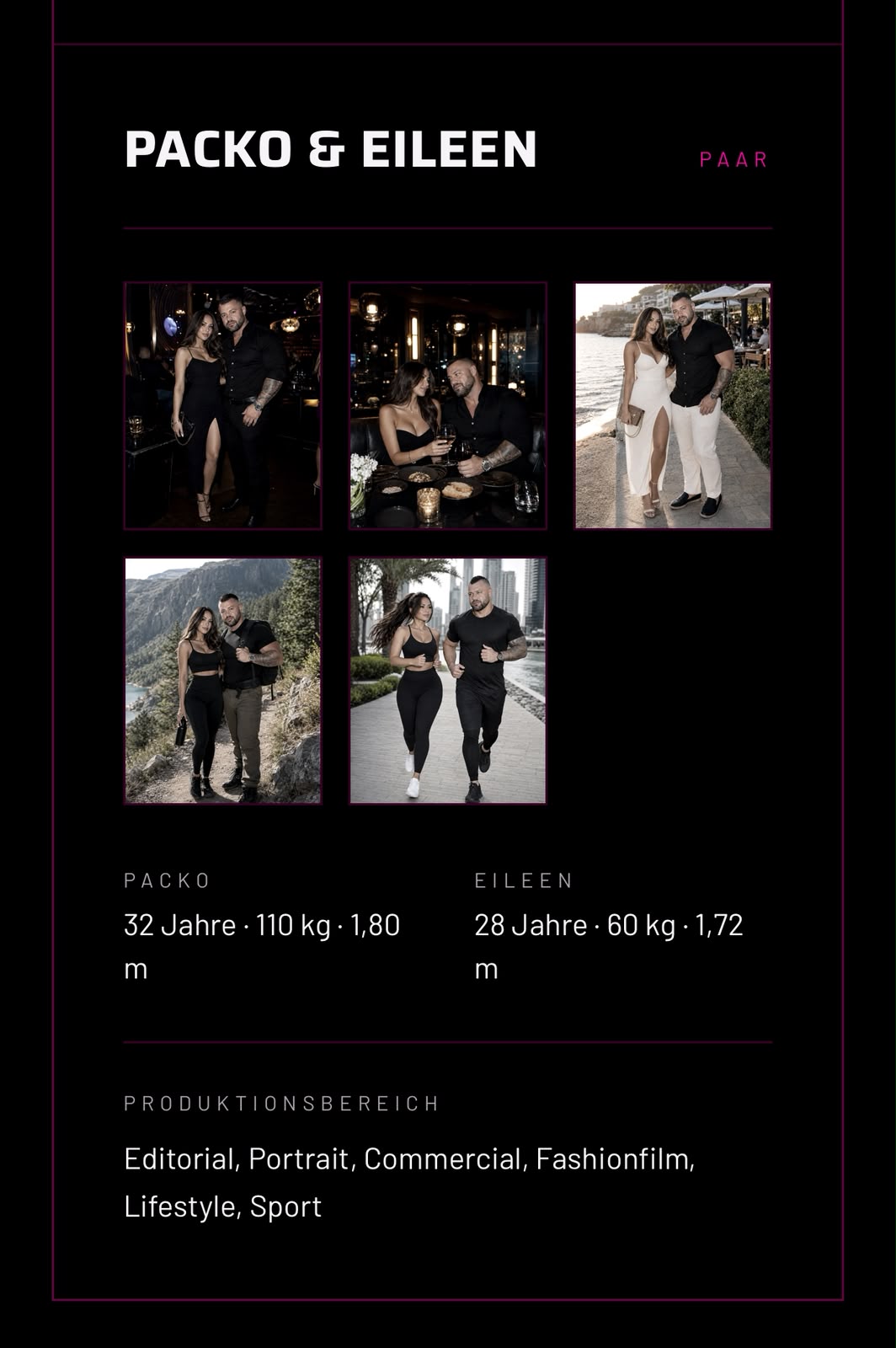 Packo & Eileen — Couple at Sugar Agency