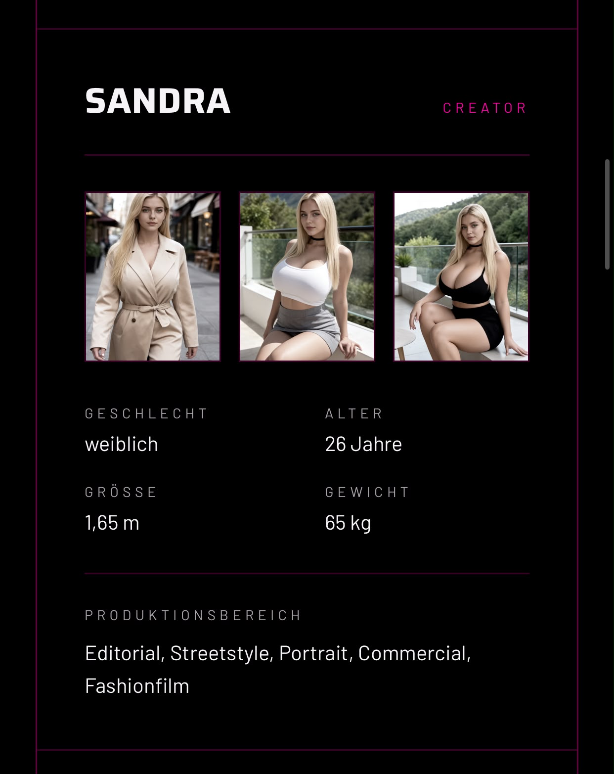 Sandra — Creator at Sugar Agency