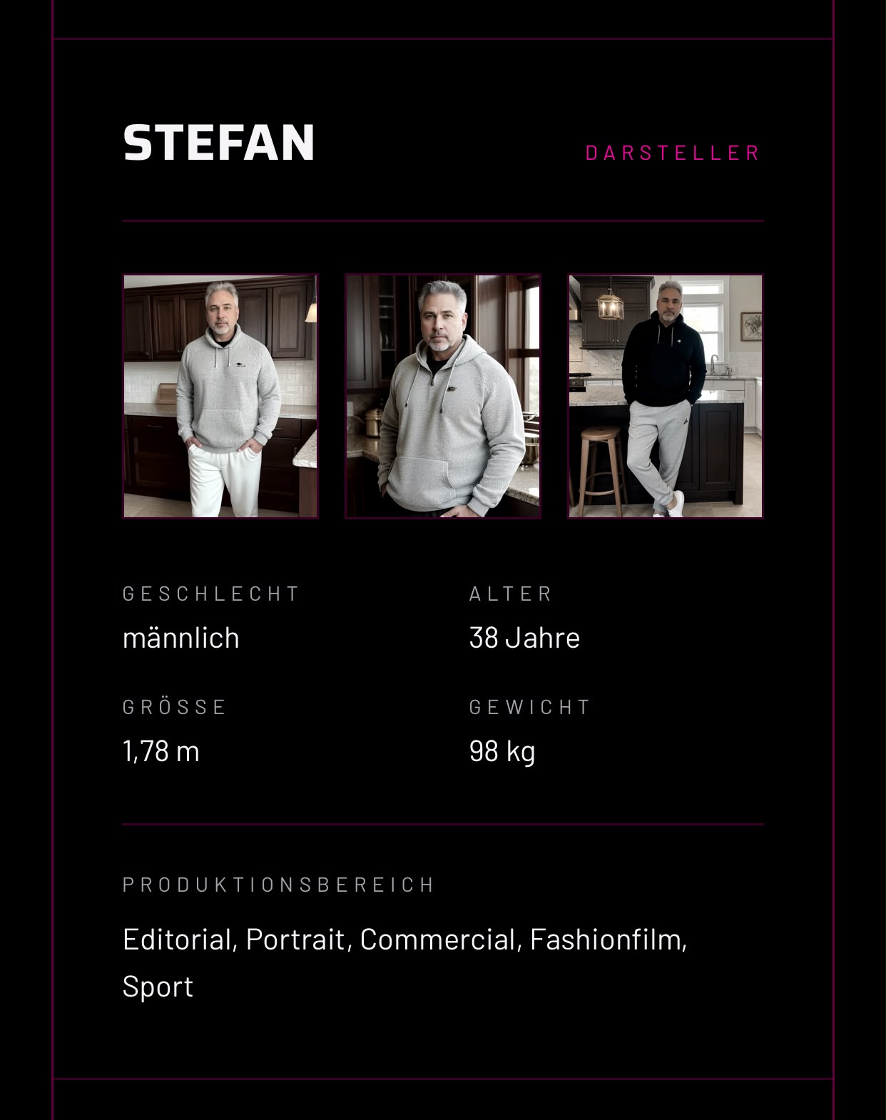 Stefan — Actor at Sugar Agency